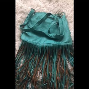 Turquoise Vintage Western Handbag